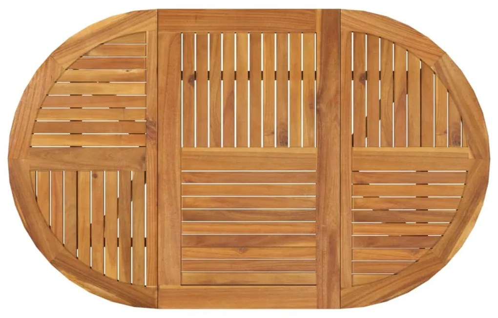 Mesa de jardim 150x90x75 cm madeira de acácia maciça