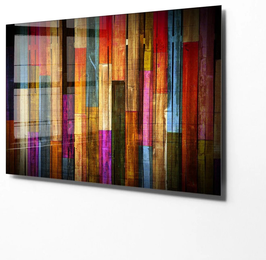 Pintura Decorativa Vidro Temperado UV-001 – Multicolor – 50 x 70 cm