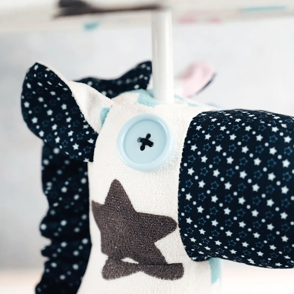 Candeeiro de mesa infantil Cavalo Estrelas Incl. LED - Finn Para crianças