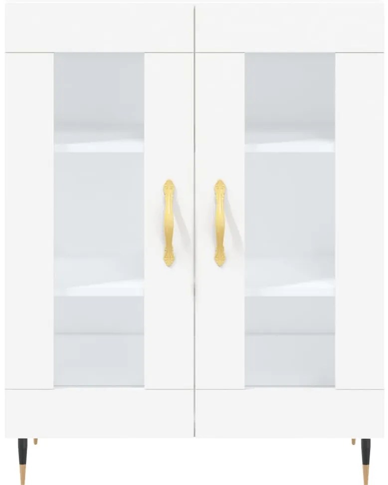 Armário alto 69,5x34x180 cm derivados de madeira branco