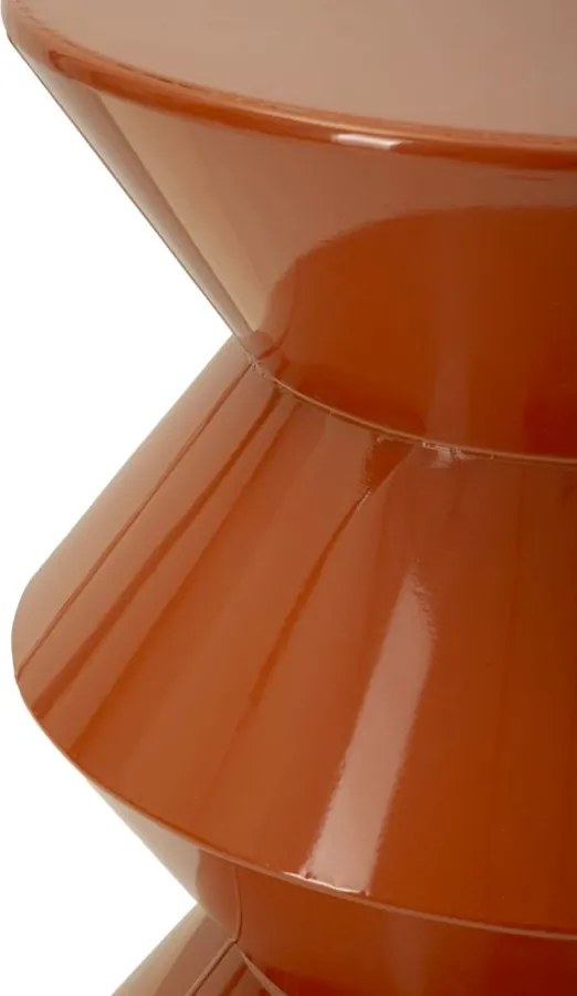 MESA DE APOIO ZAG Ø 37,5X45 CM LARANJA