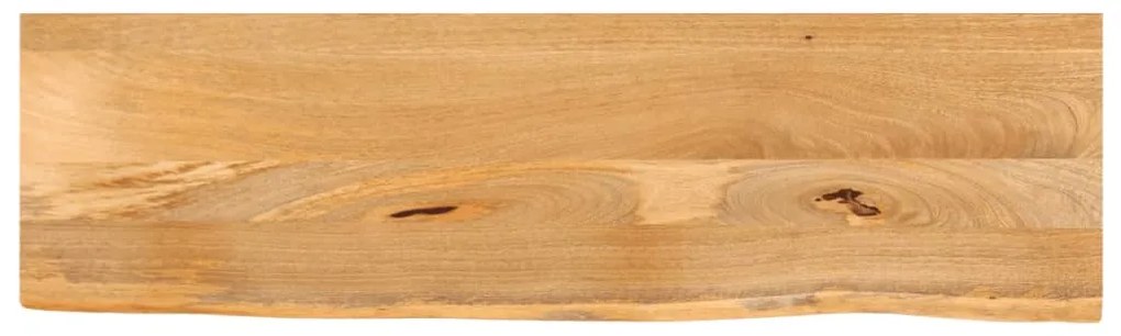 Tampo de mesa c/ borda viva 110x30x3,8 cm mangueira maciça