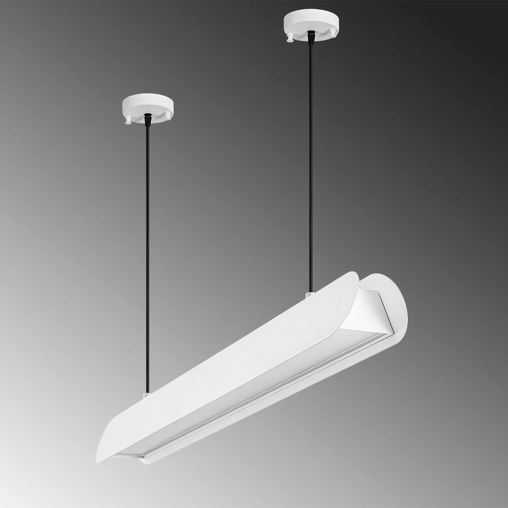 Candeeiro de Teto Ens – Branco – 109 cm de Largura