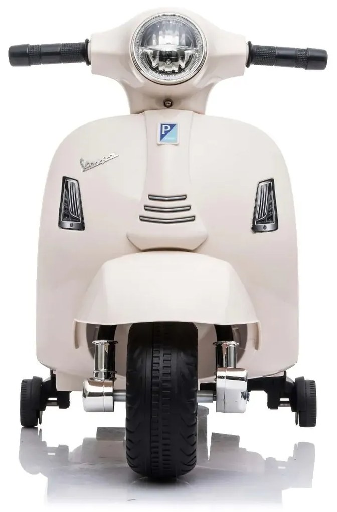 Vespa Mini eletrica Crianças 6V 12 meses a 3 anos Branca