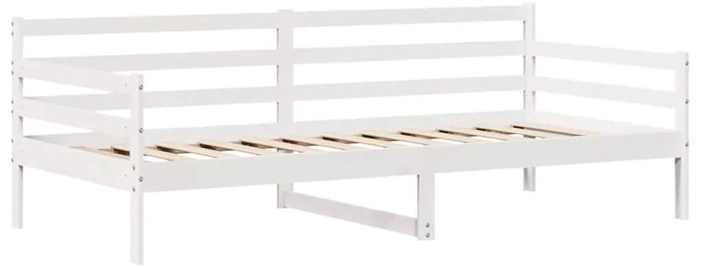 Sofá-cama com gavetas 90x200 cm madeira de pinho maciça