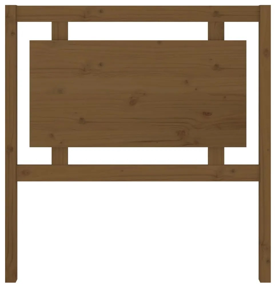 Cabeceira de cama 95,5x4x100 cm pinho maciço castanho mel