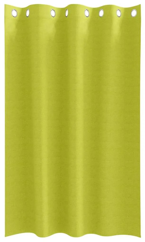 Cortinas com cortinas 2 pcs Verde maçã 175 x 140 cm Poliéster