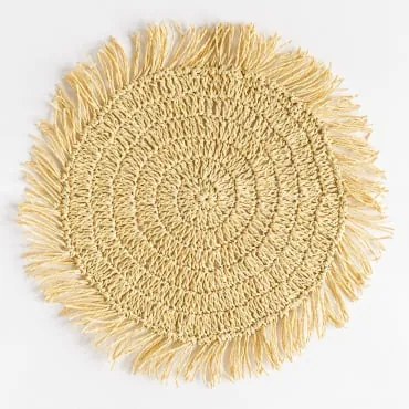 Salvamantel Decorativo Neely Beige Creme - Sklum