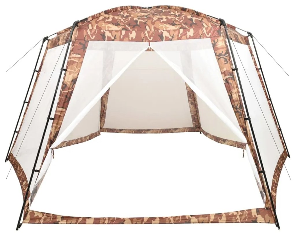 Tenda para piscina 590x520x250 cm tecido camuflagem