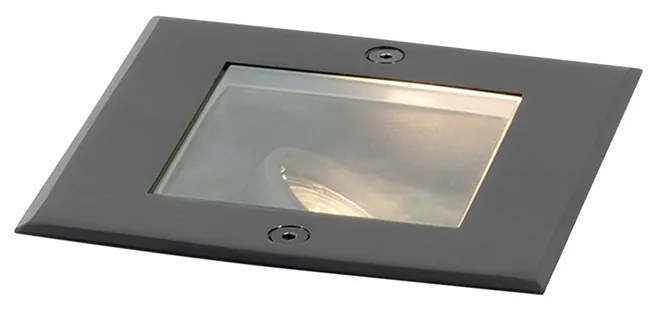 Foco de jardim moderno preto ajustável IP65 - Oneon Moderno