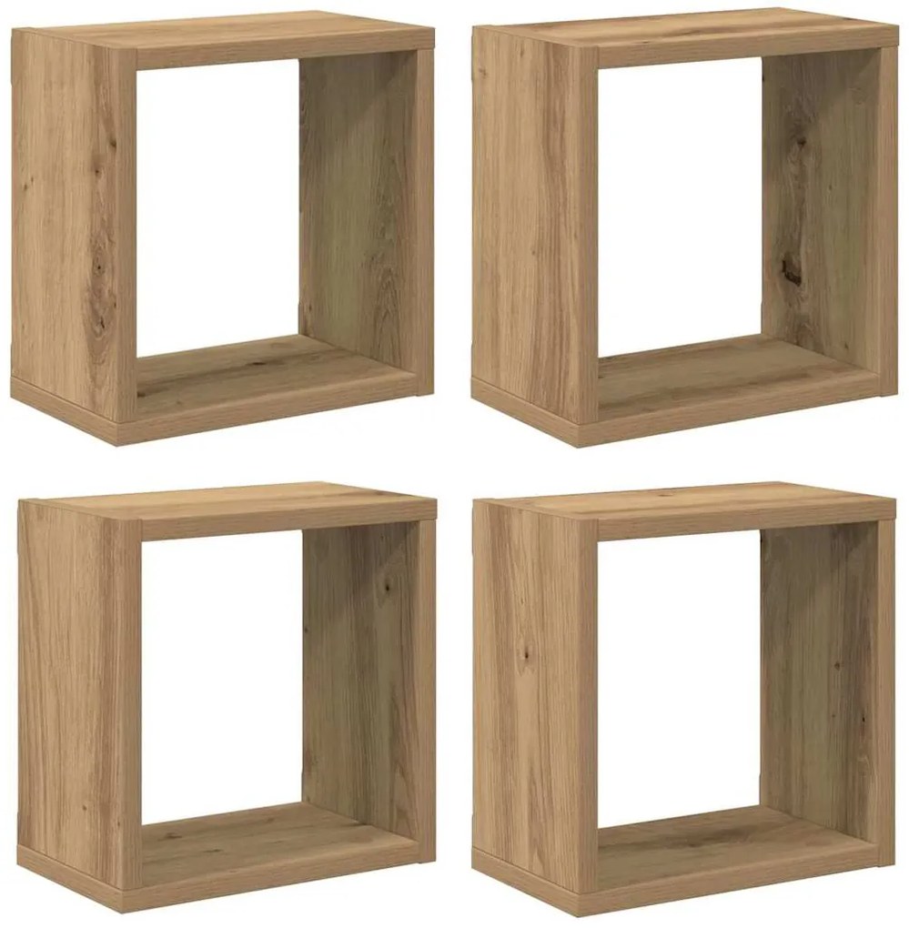 Prateleiras de Parede Carvalho Artesanal MDF com Folheado