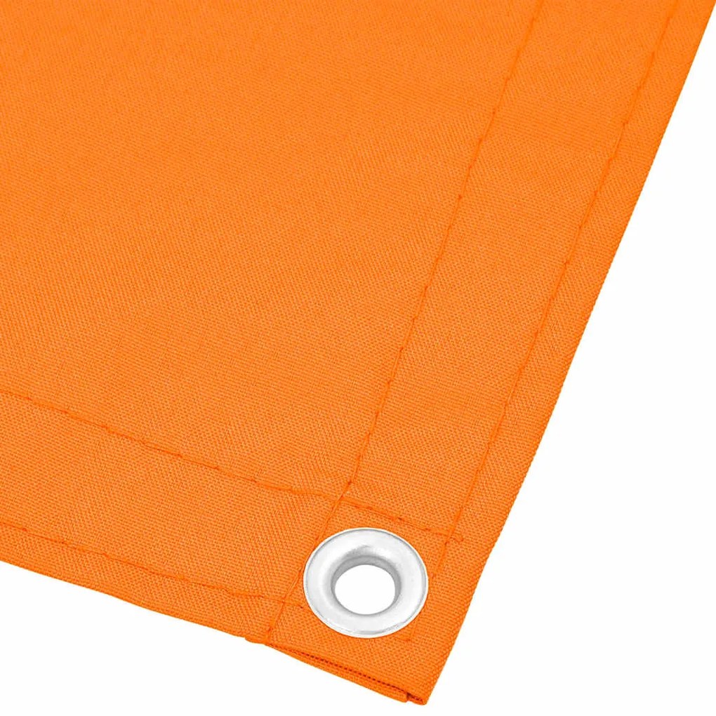 Tela de varanda 120x700 cm 100% poliéster oxford laranja