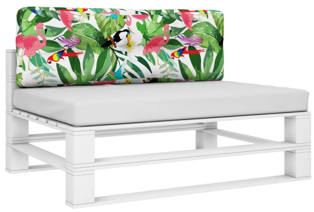Almofadão p/ paletes 120x40x12 cm tecido multicor