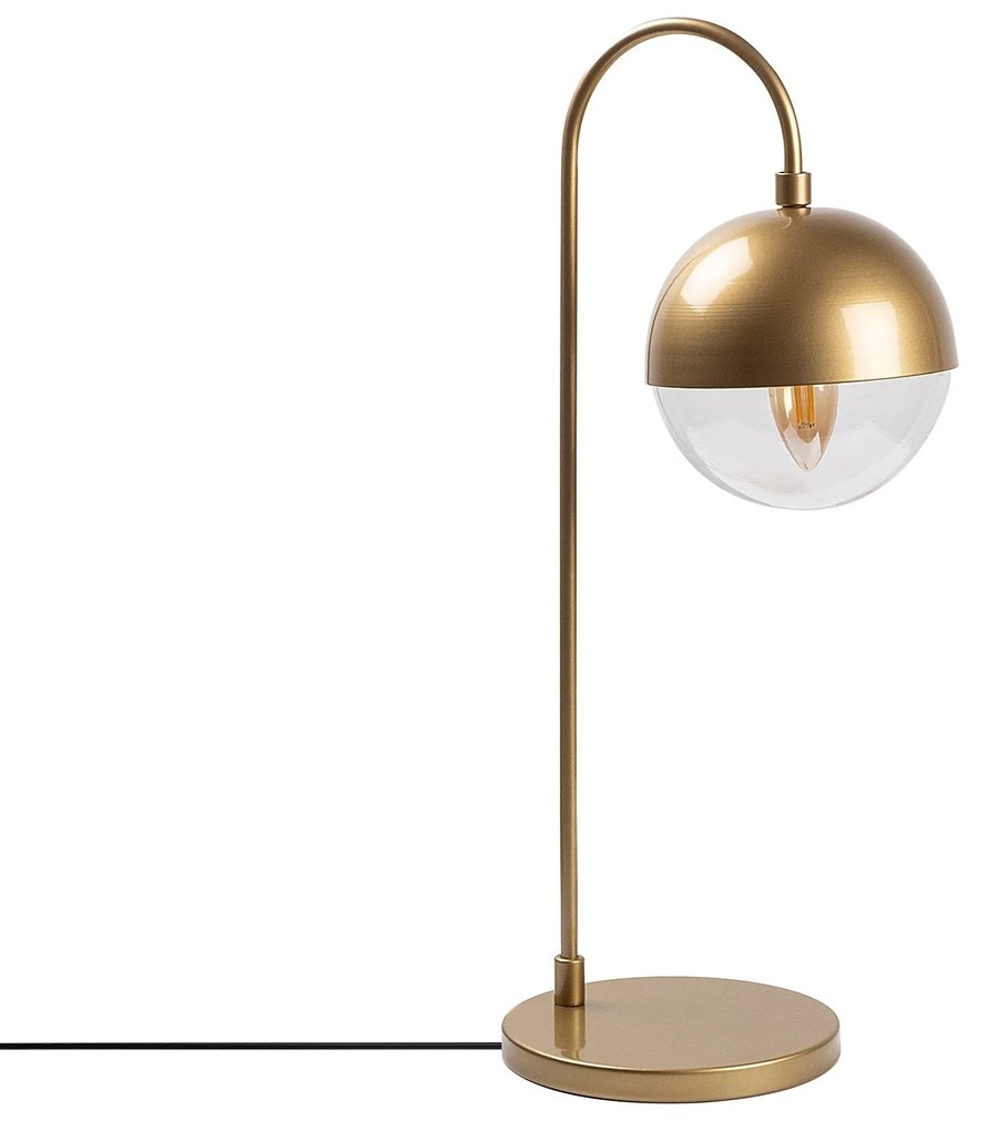 Candeeiro de Mesa Horn – Dourado – 18 x 25 x 53 cm