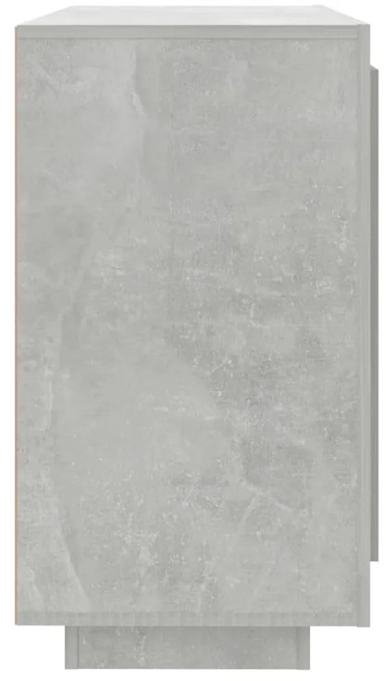 Aparador 80x40x75 cm madeira processada cinza cimento