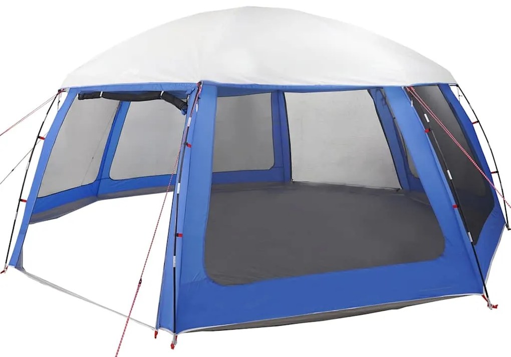 Tenda para piscina com mosca amovível e paredes de rede