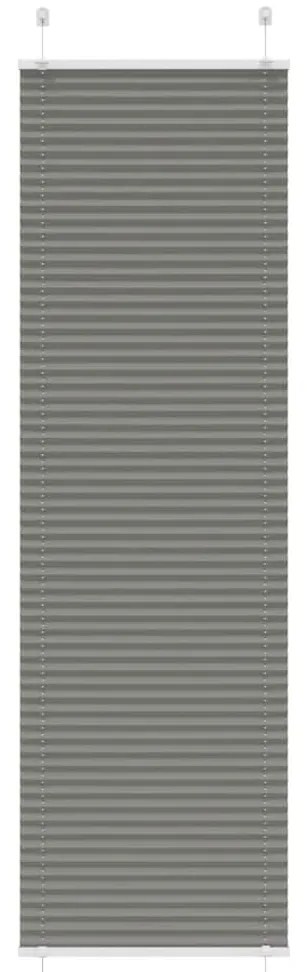 vidaXL Antracite Plissada Cega 60x200 cm Largura Tecido 59,4 cm