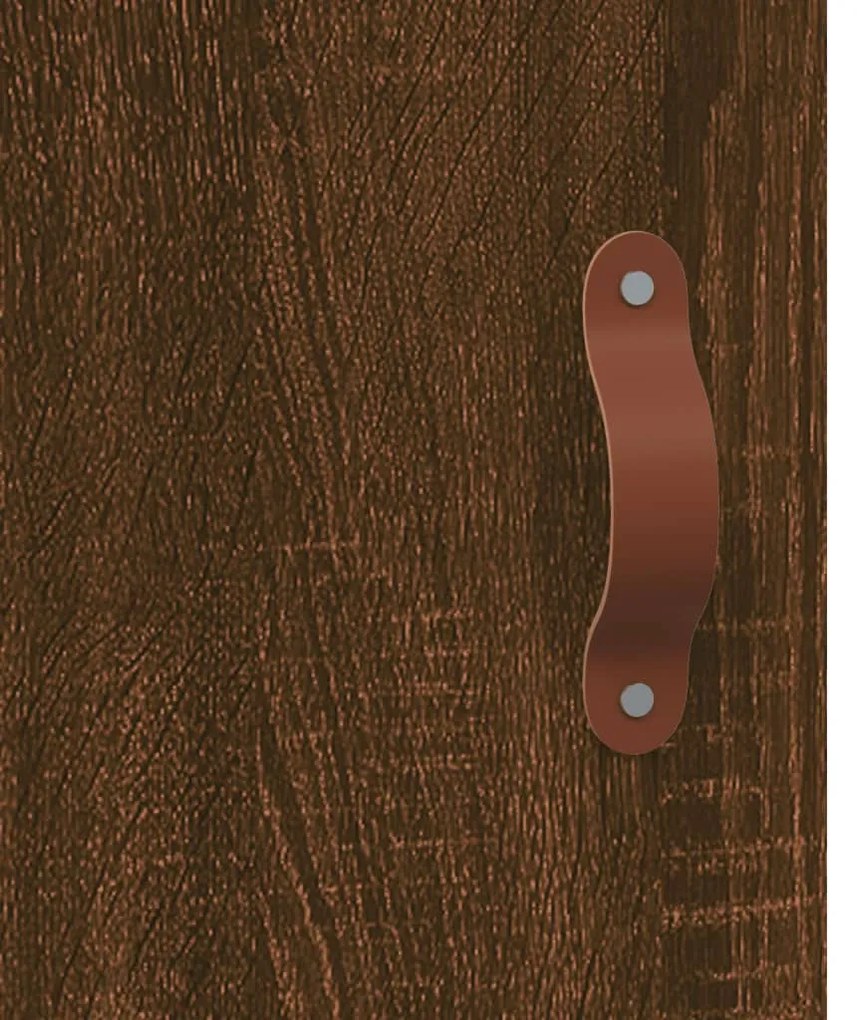 Aparador 69,5x34x90 cm derivados de madeira carvalho castanho