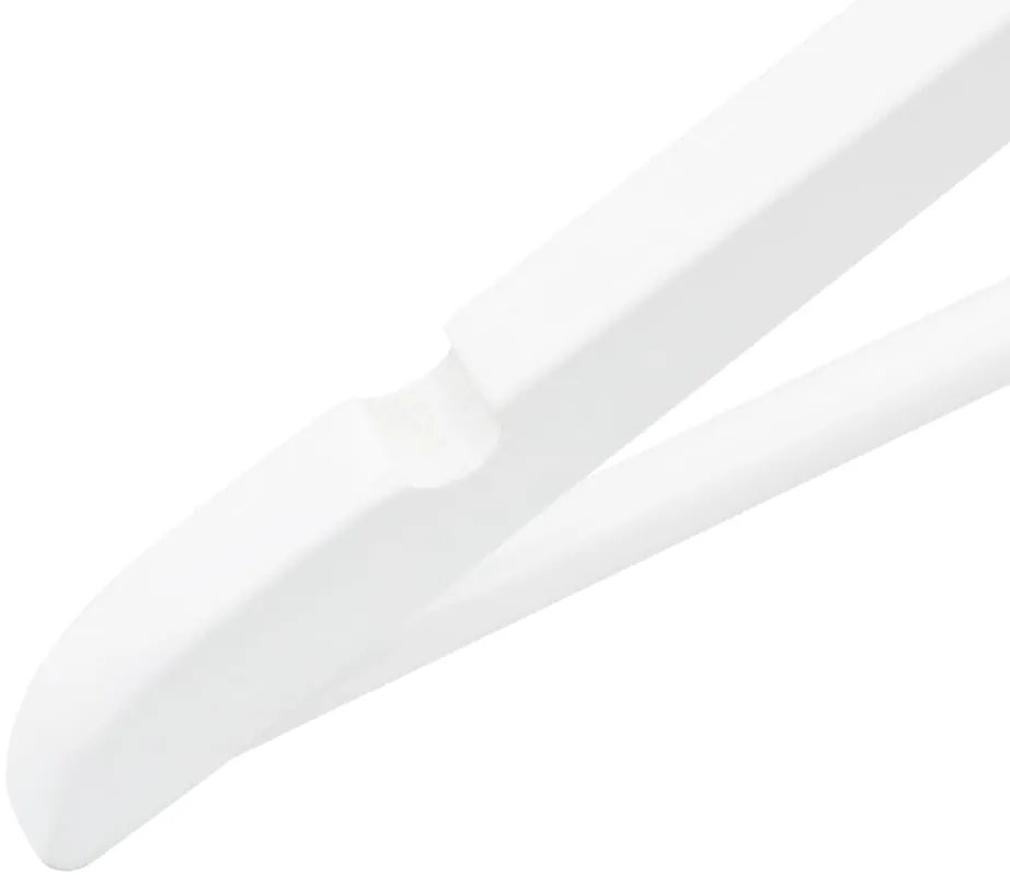 50 pcs conjunto de cabides antiderrapantes madeira branco
