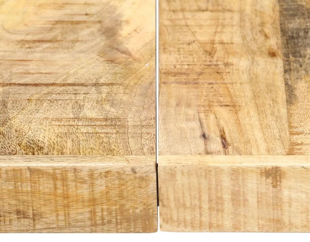 Mesa de jantar 160x80x75 cm madeira de mangueira maciça