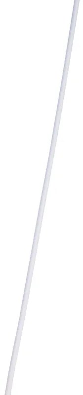 Candeeiro de suspensão Art Déco branco com abajur de cobre 50 cm - Pendel Moderno