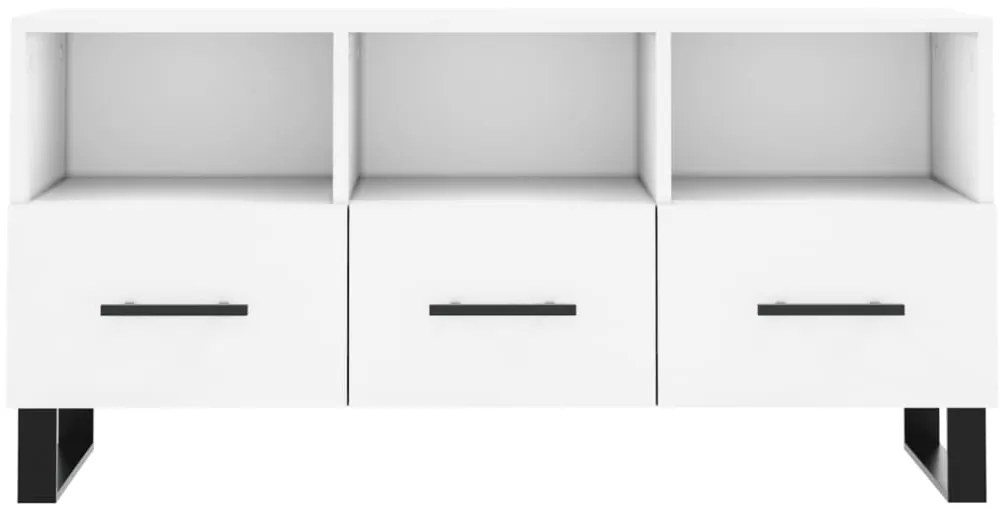Móvel de TV 102x36x50 cm derivados de madeira branco