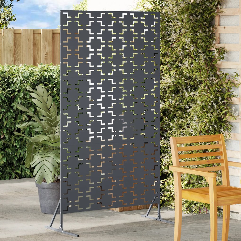 vidaXL Tela de Privacidade em Antracite, 100x50x180 cm, Feita de Aço