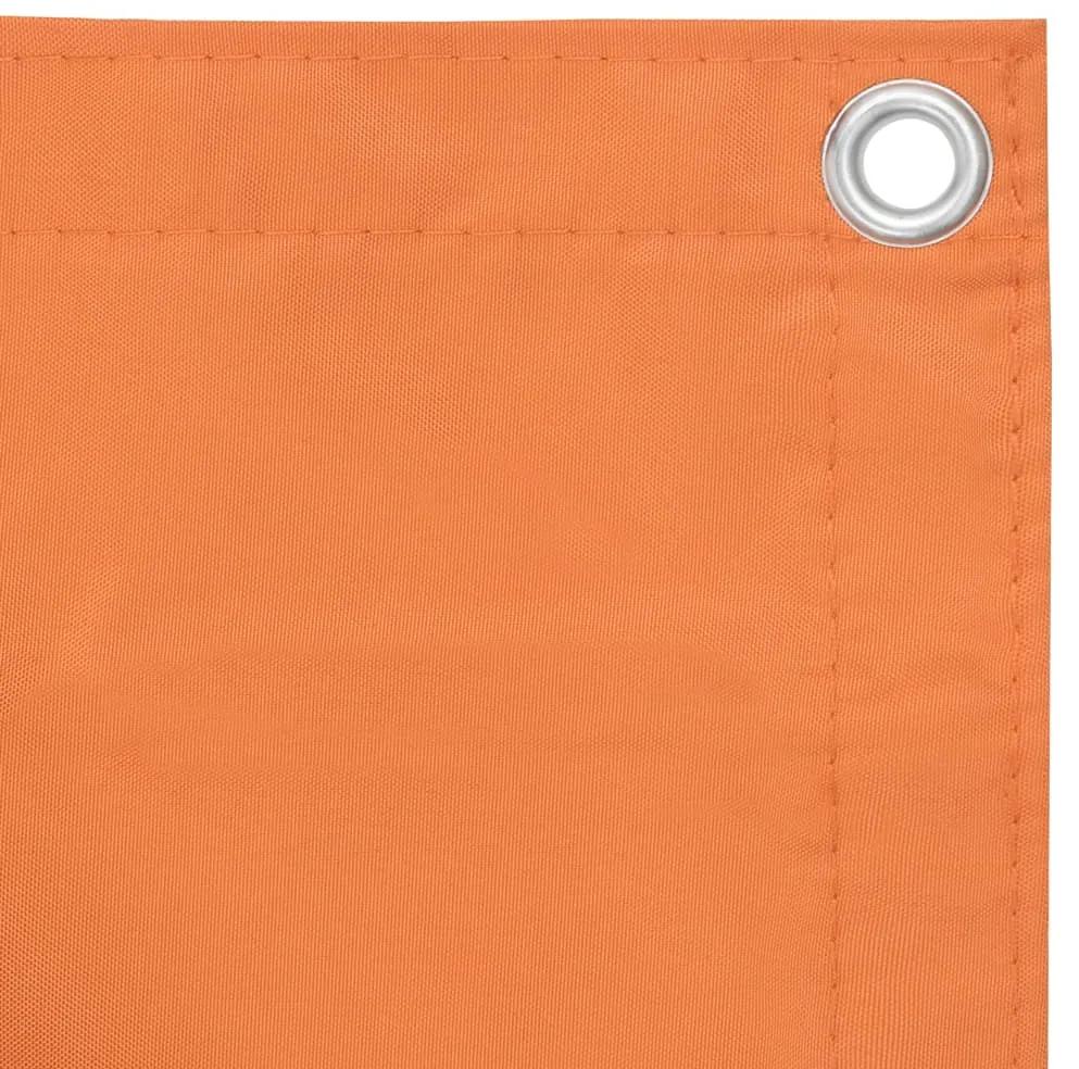 Tela de varanda 120x500 cm tecido Oxford laranja