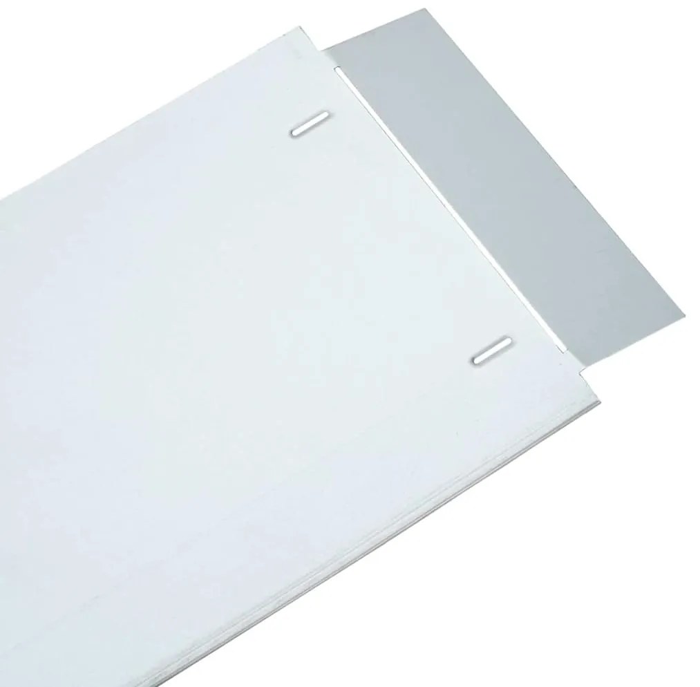 Bordas de Grama vidaXL 30 pcs 25x100 cm Aço Galvanizado Flexível