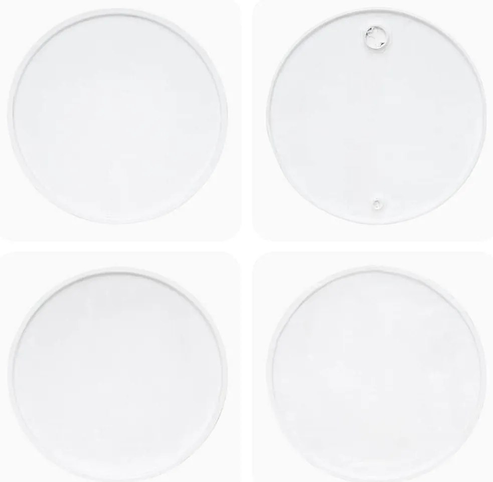Mesa de centro 60x45 cm madeira recuperada maciça branco