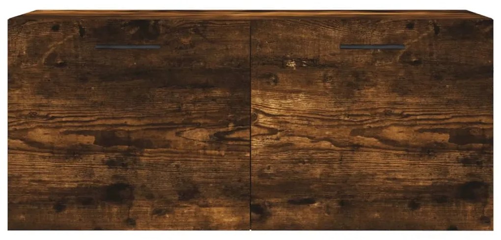 Armário parede 80x36,5x35 cm derivados madeira carvalho fumado