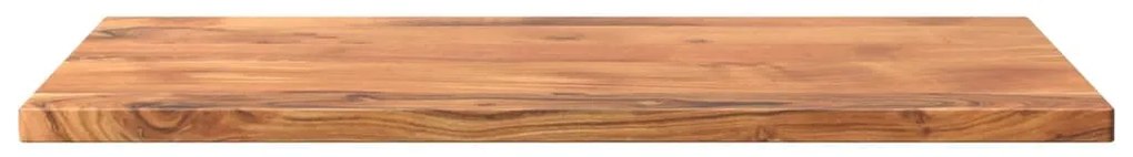 Tampo de mesa retangular 90x50x3,8 cm madeira de acácia maciça