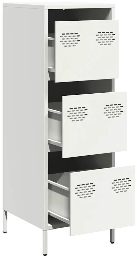 Aparador alto 39x35x103,5 cm aço preto