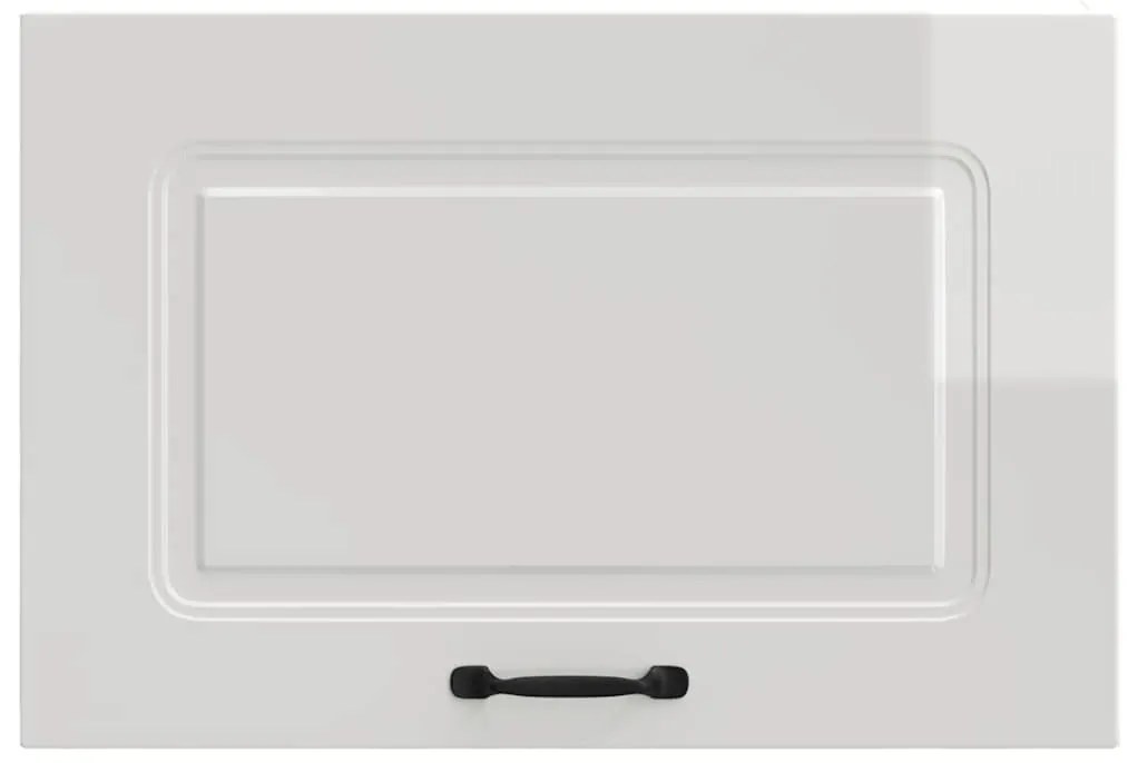 Armário de parede de cozinha Kalmar branco alto brilho