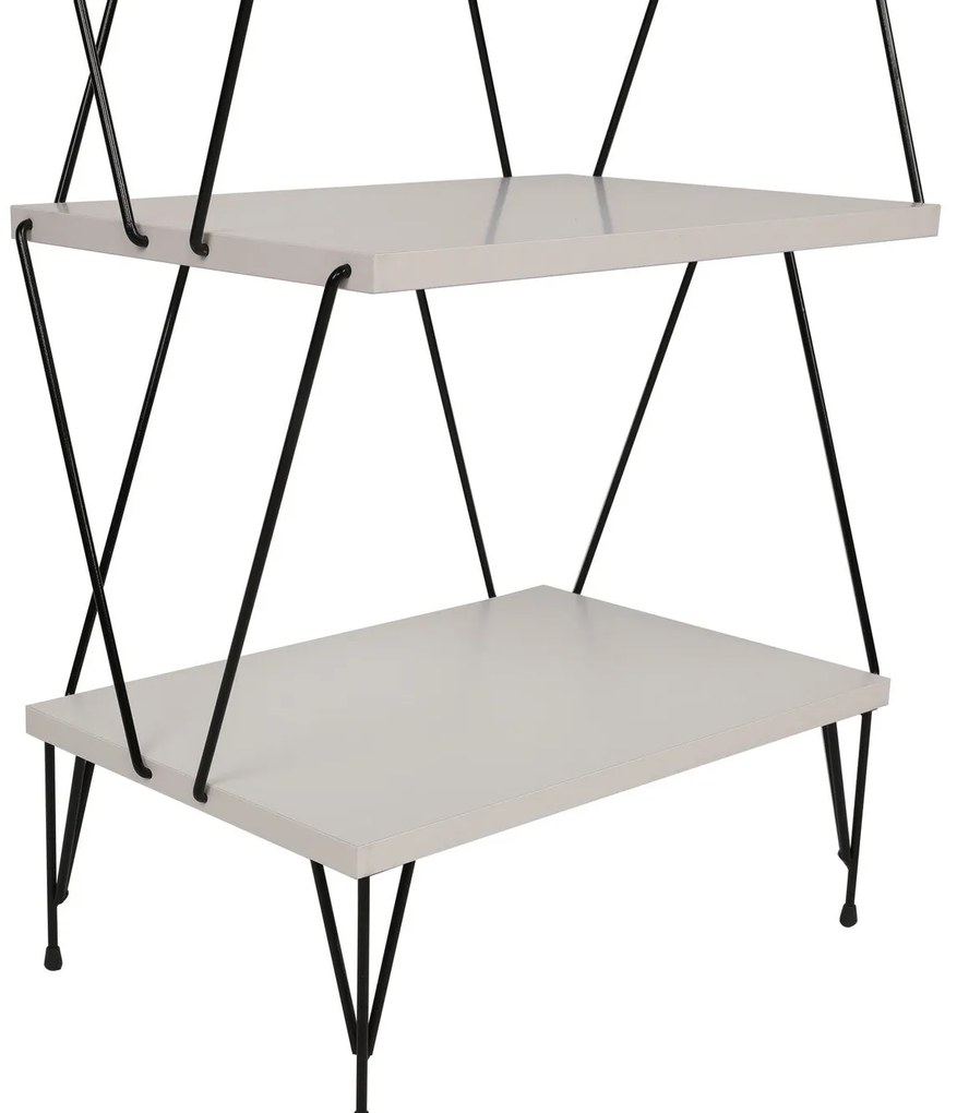 Estante Balaban – Branco – 46 cm x 165 cm x 30 cm