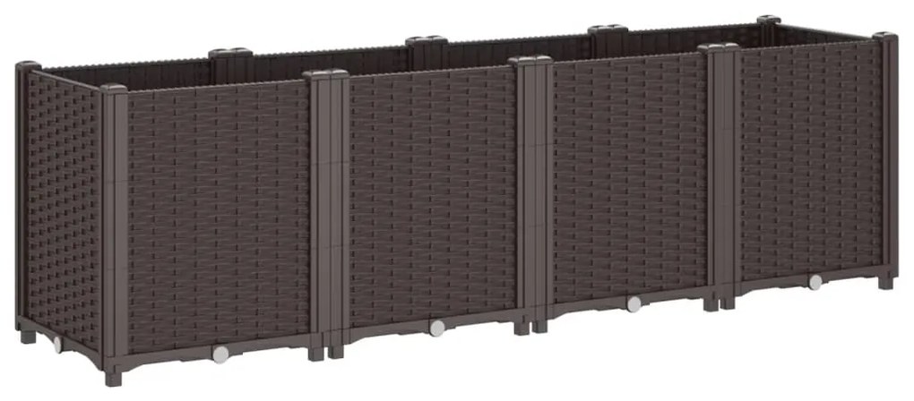 Vaso/floreira 160x40x53 cm PP castanho