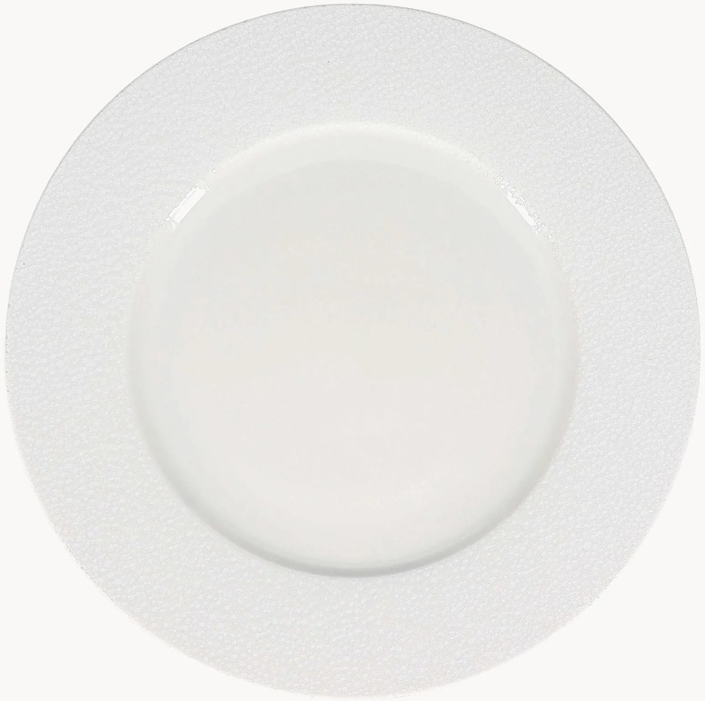 Pratos rasos em porcelana com rebordo Astro, conjunto de 6