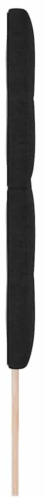 Cabeceira LED Preto 100 cm em Tecido