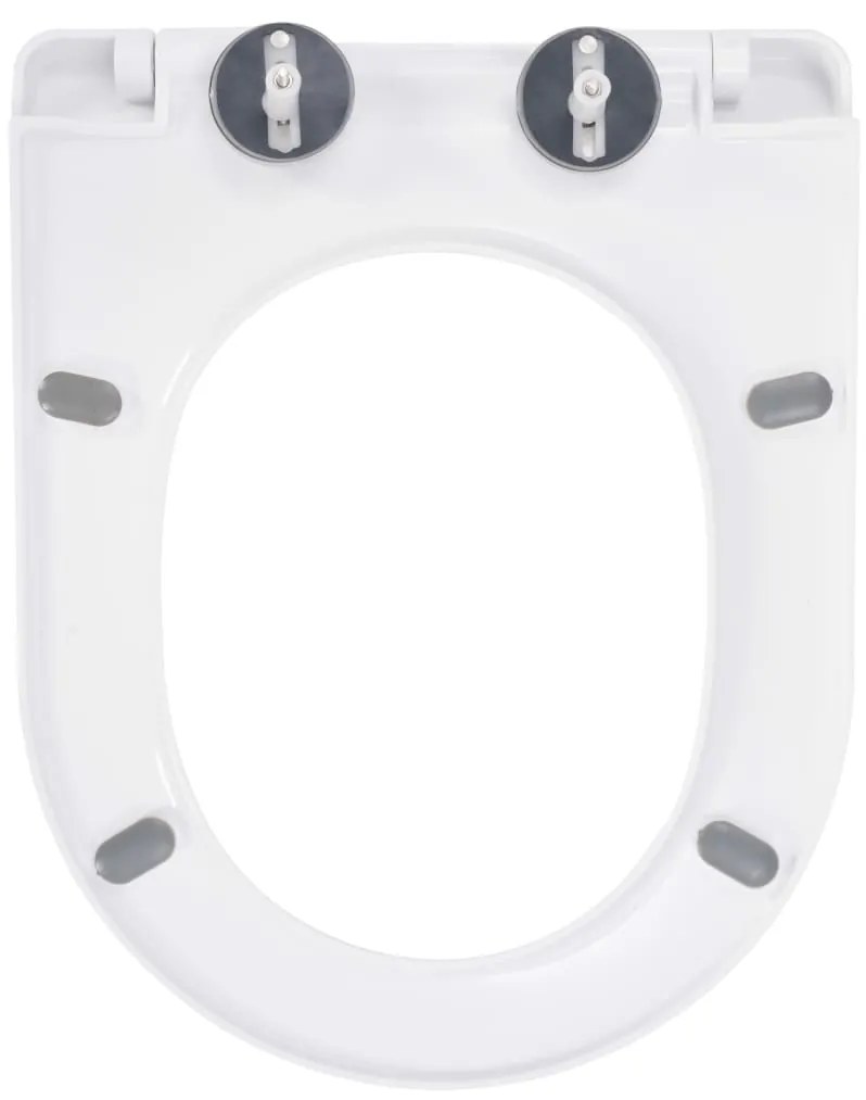 Tampo de sanita fecho suave com design remoção rápida branco