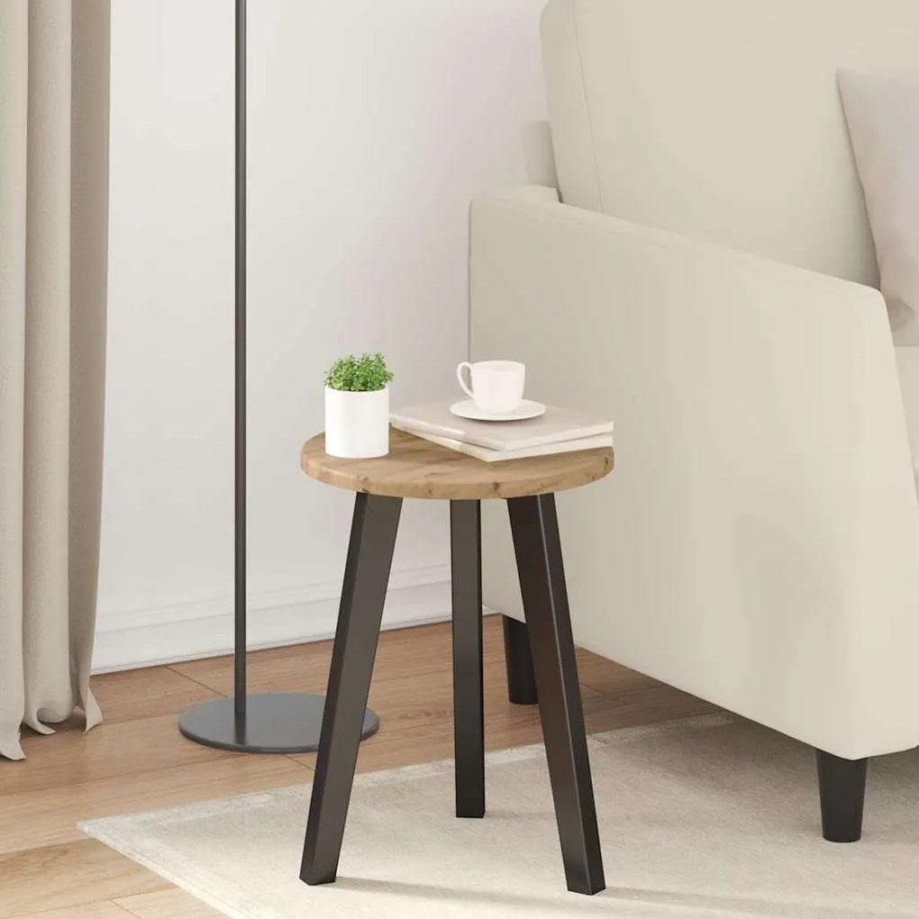 vidaXL Tampo de Mesa carvalho artisiano 30 x 30 x 1,5 cm