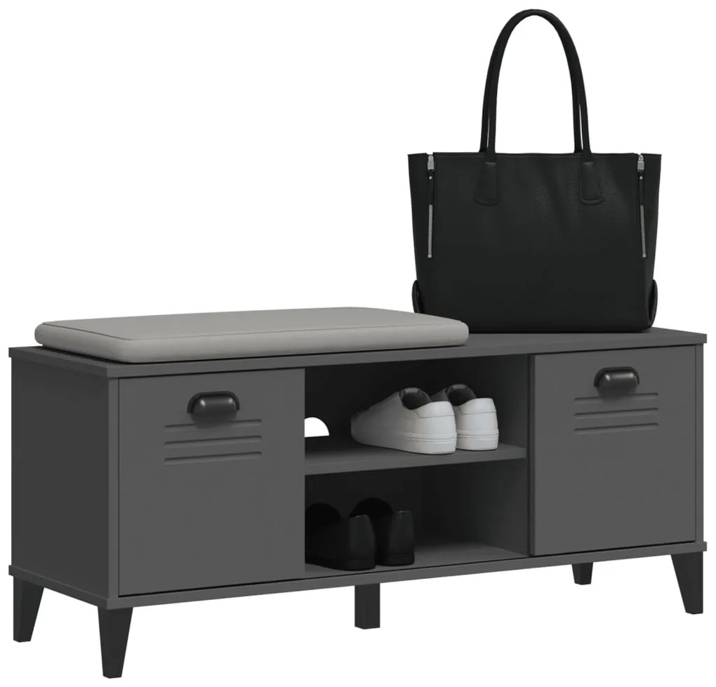 Sapateira VIKEN 106x35x45 cm derivados de madeira antracite
