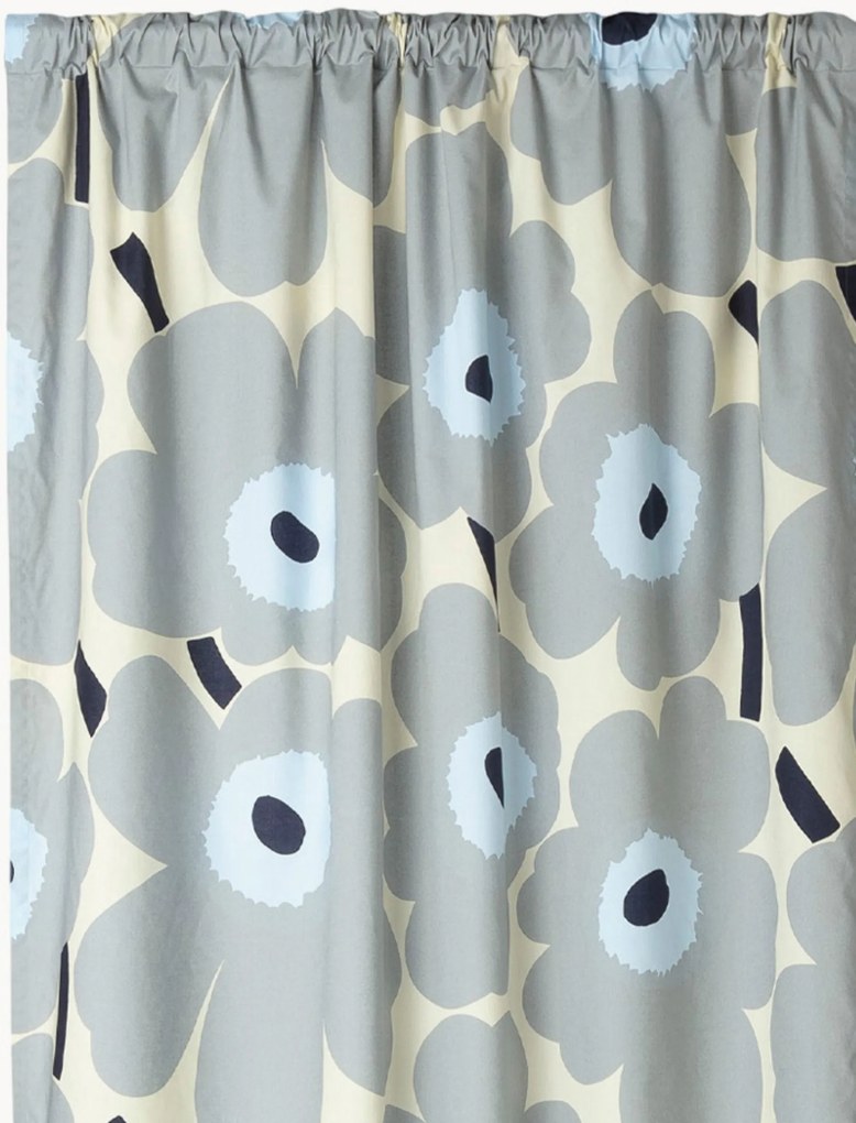 Cortina opaca com bolsa para varão Unikko, L 135 cm
