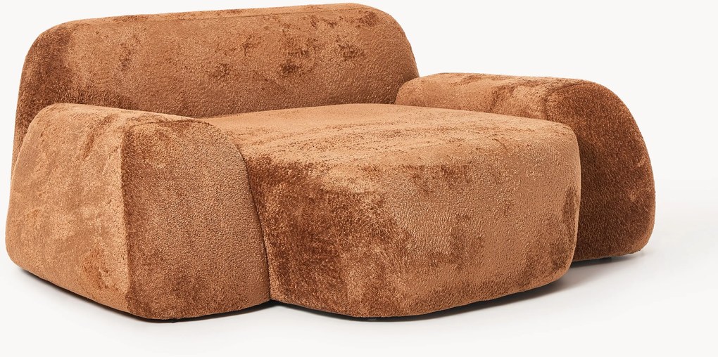 Poltrona XL em teddy-bouclé Wolke