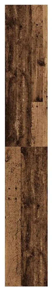Estante vidaXL Madeira envelhecida Madeira engenheirada 100 x 30 x 198