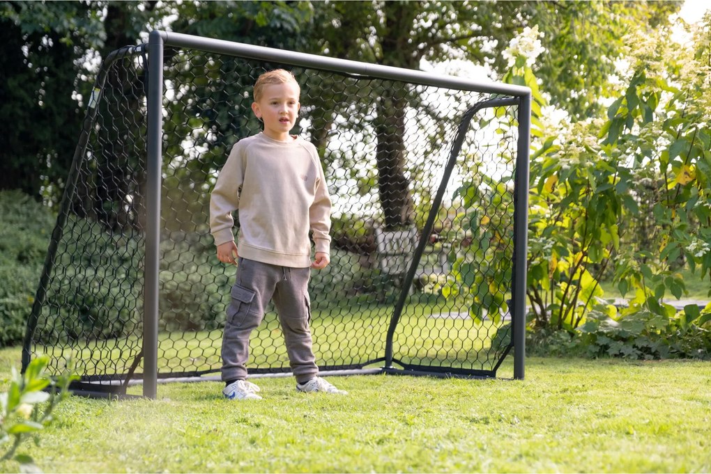 Baliza de futebol em alumínio Scala 180 x 120 cm - preta