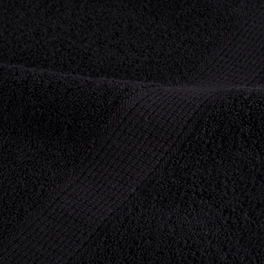 Toalhas de mãos premium SOLUND 10 pcs 30x30 cm 600 g/m2 preto