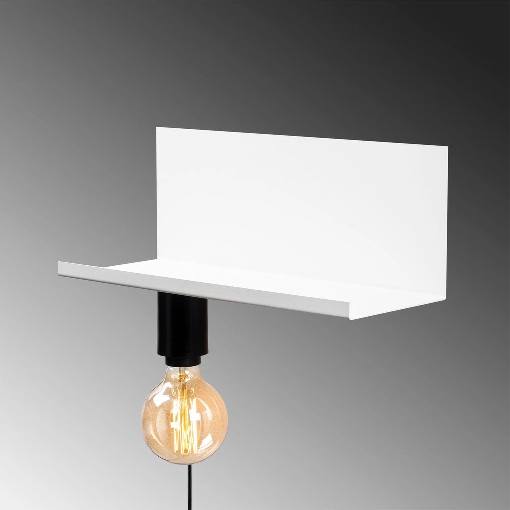 Candeeiro de Parede Tokyo - Branco – 40 x 15 x 15 cm
