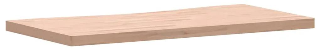 Tampo de secretária 110x(50-55)x4 cm madeira de faia maciça