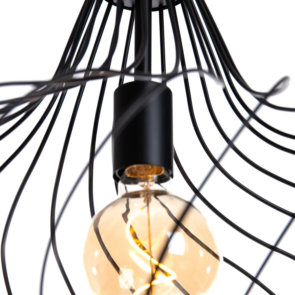 Moderne hanglamp zwart - Iggy Moderno