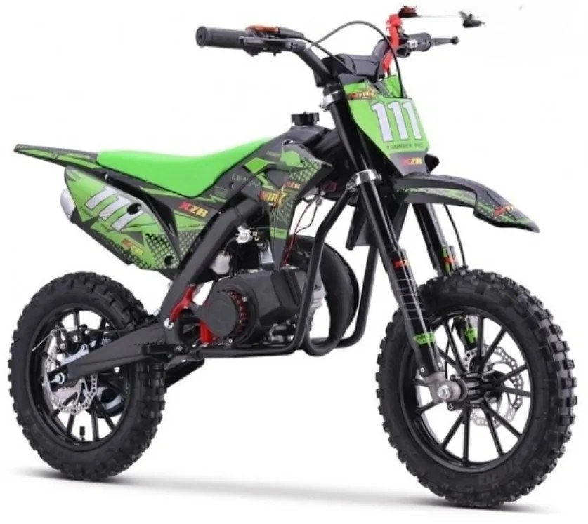 Mini Moto Infantil Gasolina 50 CC MTR Minicross XZR 2025 C/ Limitador Verde